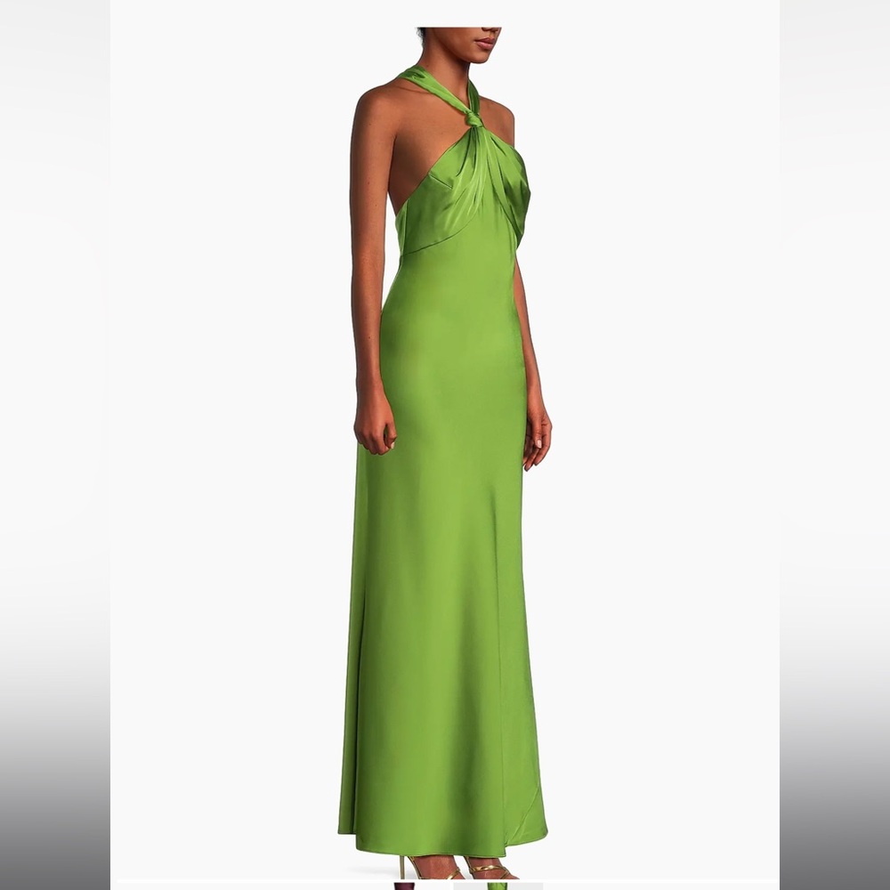 Green Trumpet Maxi Dress for Casual Resort Wear